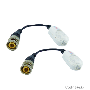 Balun BNC De Video Con Terminal Waterproof. Set X 2.