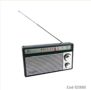 Radio AM/FM, International, Mod N-1201AC, A Pilas/220 Volt