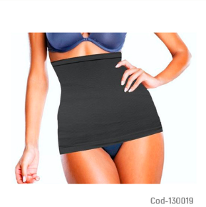 Faja Falda Reductora Para Mujer, Color Negro, 2 Tallas Disponibles. En Caja.