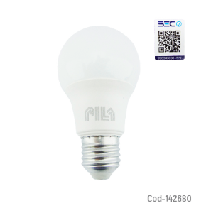 Ampolleta LED Marca PILA, E-27, 10W=65W, 220V De Luz Fria.