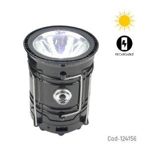 Farol Solar 3 En 1, 1+6 LED Plegable Recargable