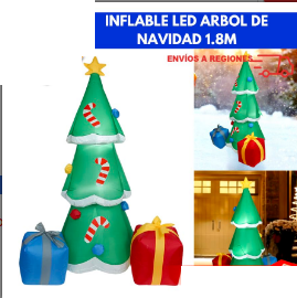 Inflable Led Arbol de Navidad