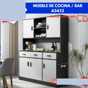 Mueble de Cocina / Bar 2 Pzs